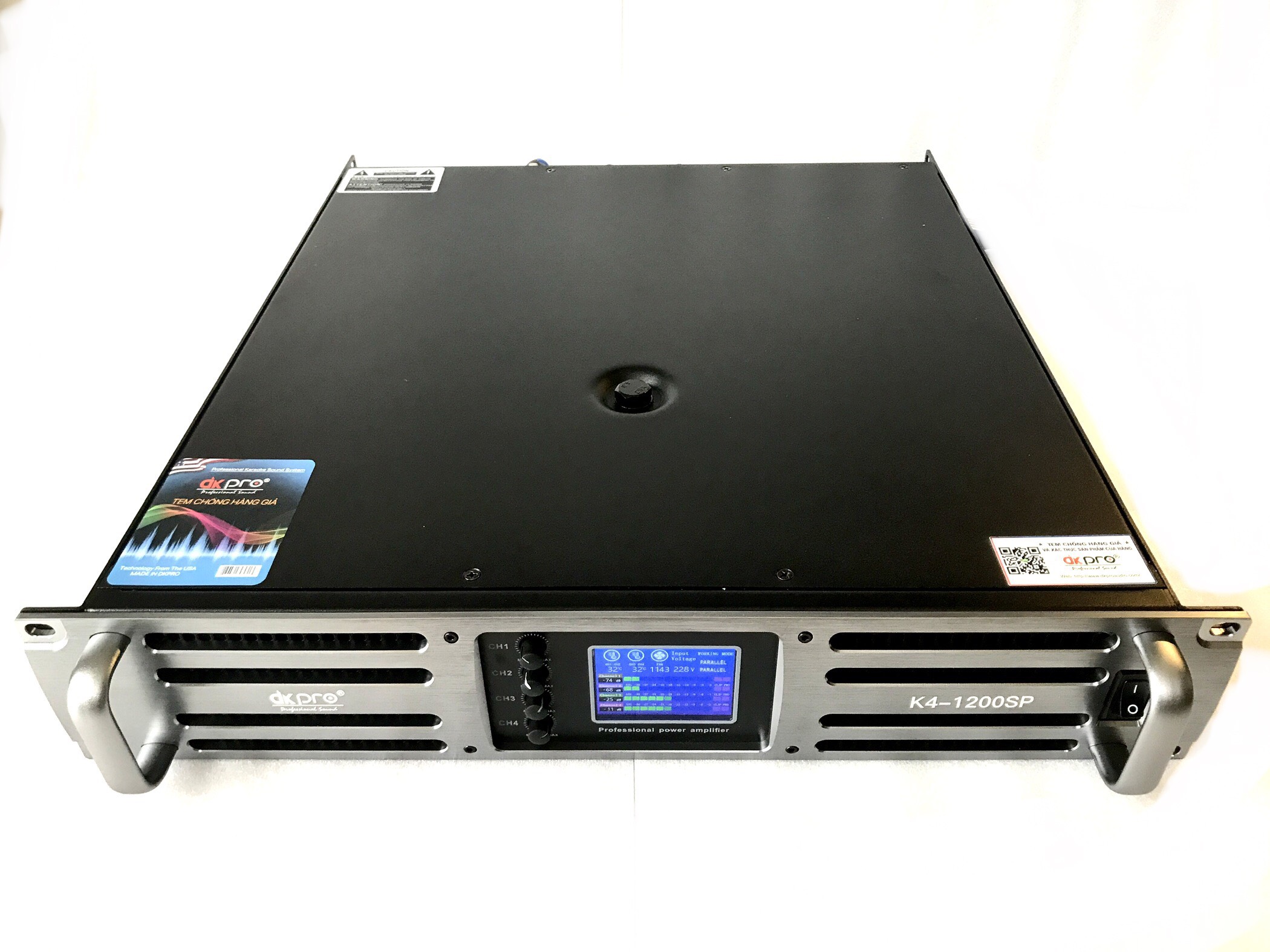 ĐẨY 4 KÊNH, DKPRO K4-1200SP
