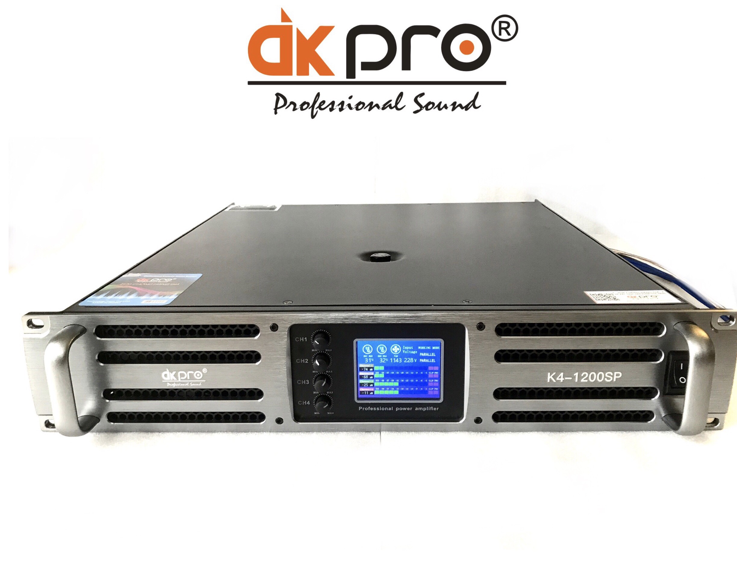 ĐẨY 4 KÊNH, DKPRO K4-1200SP