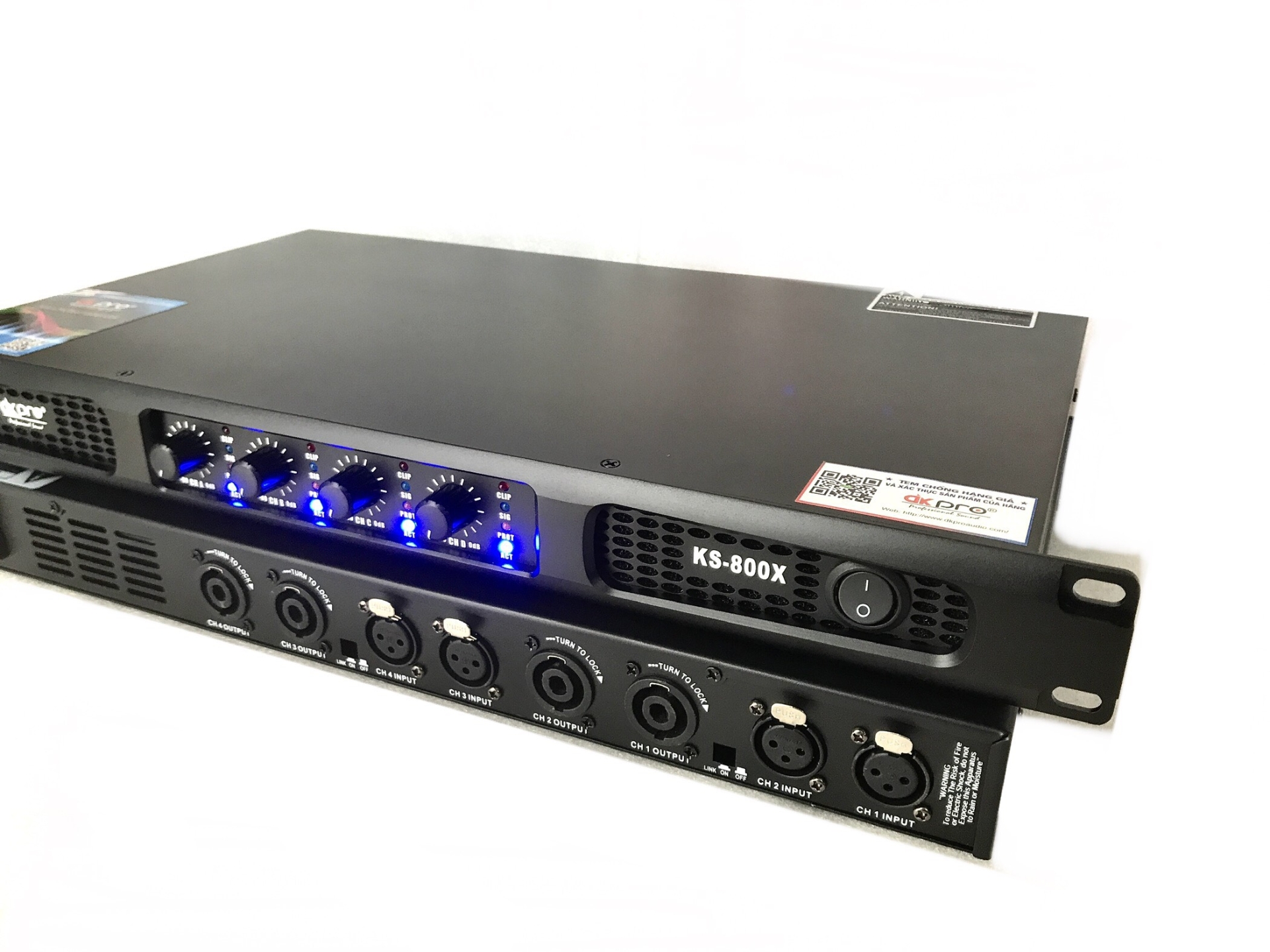 CỤC ĐẨY 4 KÊNH DKPRO KX-800X CHÍNH HÃNG