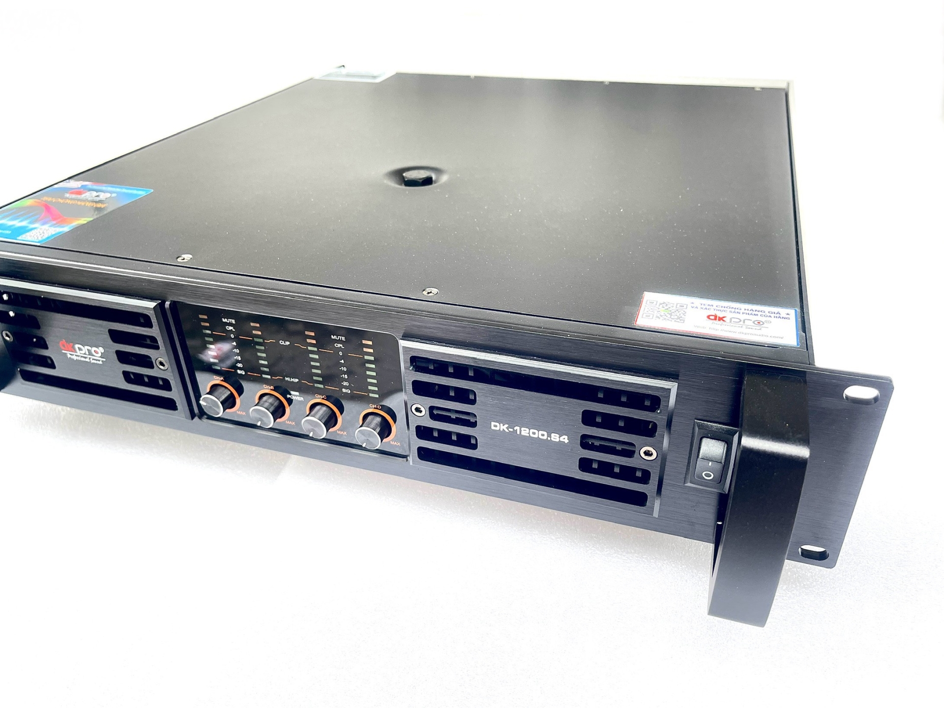 CỤC ĐẨY 4 KÊNH DKPRO DK-1200.S4 CHÍNH HÃNG